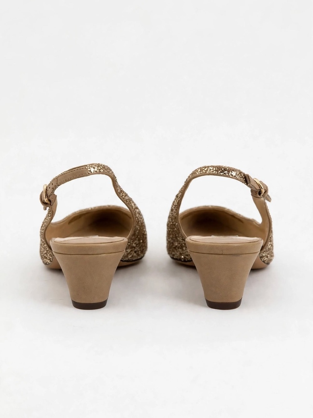 Jimmy Choo Gemma 40 Glitter Slingback pump. - Picture 6 of 12